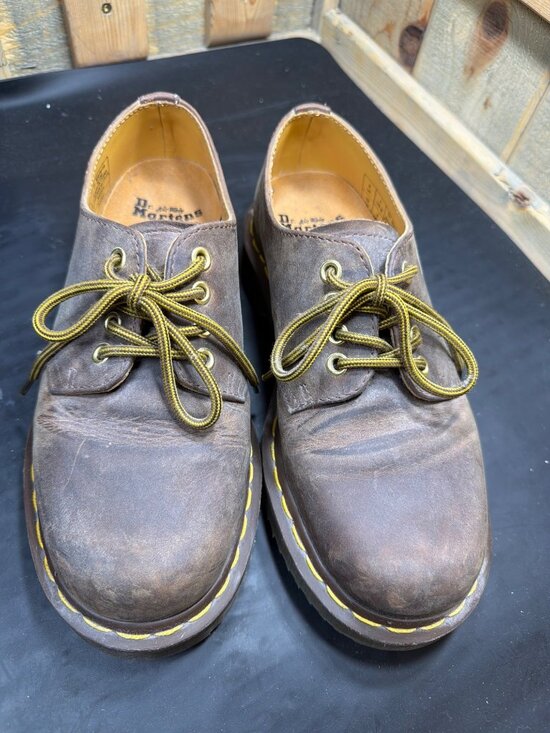 Dr. Martens 8053 Crazy Horse Leather Oxford Shoes Brown Mens 7 Womens 8 EU 39 !! main image 4